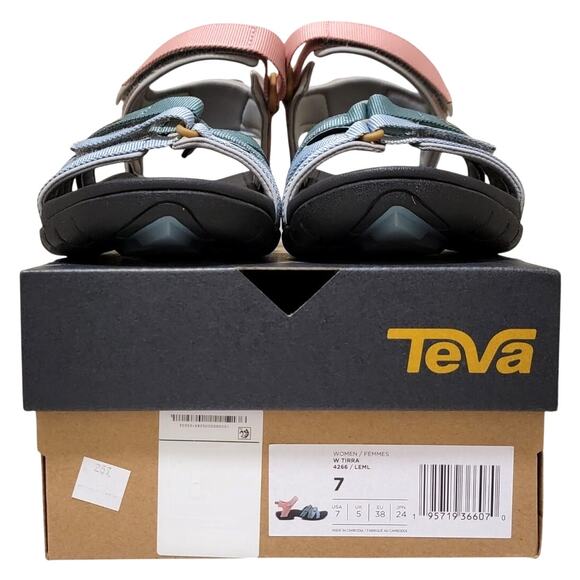 Teva Women Tirra Ankle Strap Strappy Active Sandals Size US 7 Light Earth Multi - Picture 5 of 5